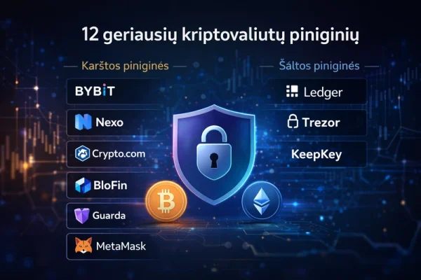 Top 12 Geriausios Kriptovaliutų Piniginės 2026