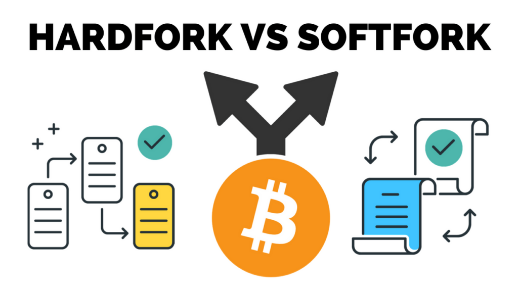 Skirtumas tarp "Hard Fork" ir "Soft Fork
